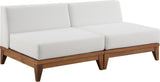 Rio Outdoor Modular Sofa with Sturdy Acacia Wood Frame and Waterproof Cushions for Stylish Relaxation