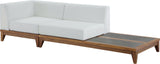 Rio Outdoor Modular Sofa with Sturdy Acacia Wood Frame and Waterproof Cushions for Stylish Relaxation
