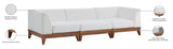 Rio Outdoor Modular Sofa with Sturdy Acacia Wood Frame and Waterproof Cushions for Stylish Relaxation