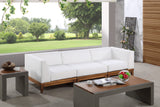 Rio Outdoor Modular Sofa with Sturdy Acacia Wood Frame and Waterproof Cushions for Stylish Relaxation