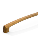 DESIGN3908 Matte Black Cabinet Pulls for Modern White Cabinets (5" Hole Center)