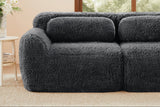 MELLOW 114" 3-Seater Sofa with 3 Ottomans