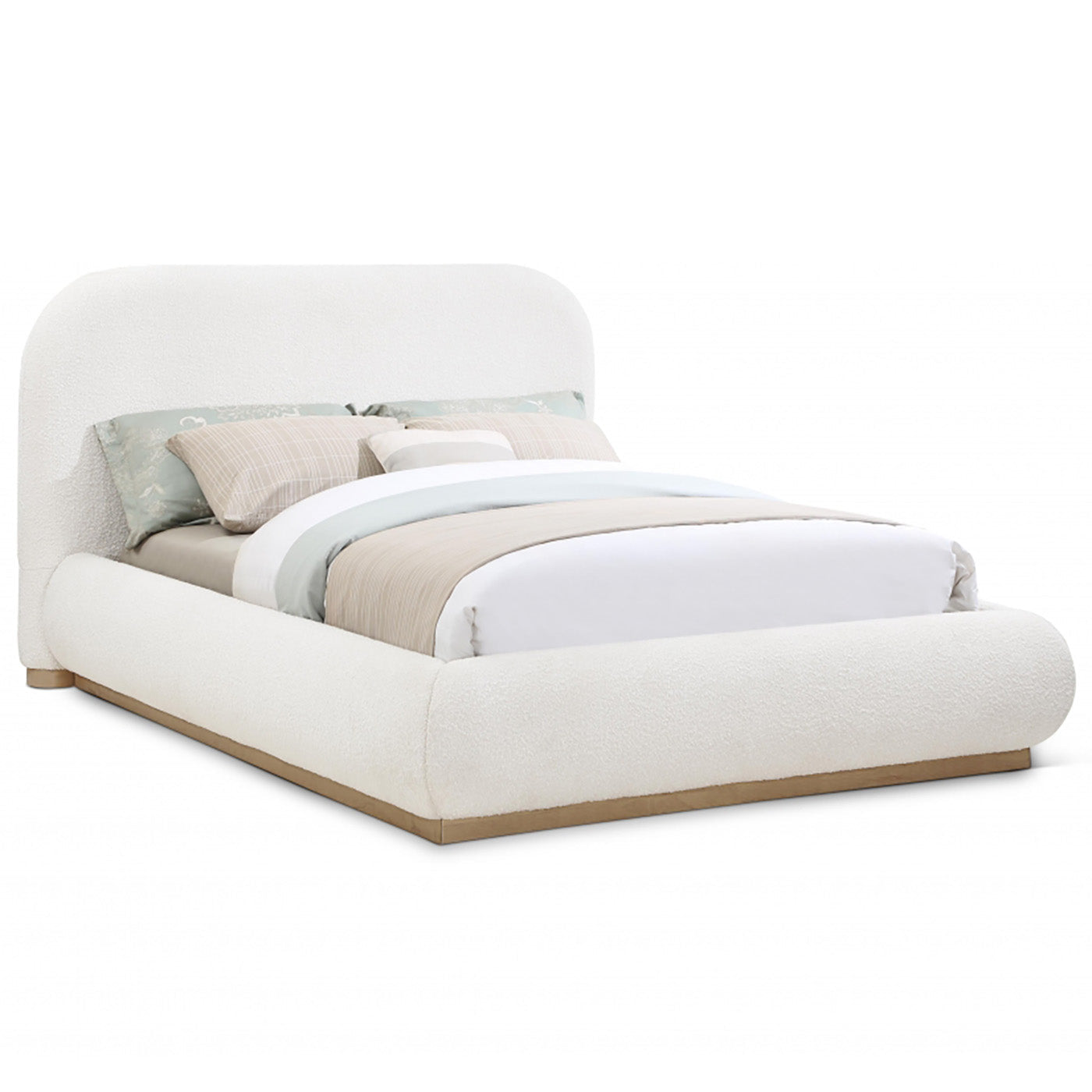 Vaughn Boucle Fabric Bed