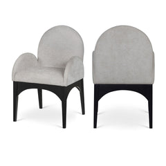 Waldorf Chenille Fabric Dining Arm Chair