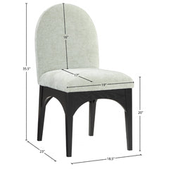 Waldorf Chenille Fabric Dining SIde Chair