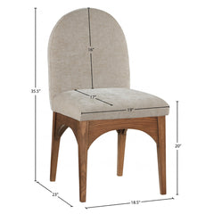 Waldorf Chenille Fabric Dining SIde Chair