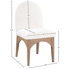 Waldorf Boucle Fabric Dining SIde Chair