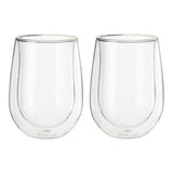 ZWILLING Sorrento 2-pc Double-Wall Stemless White Wine Glass Set