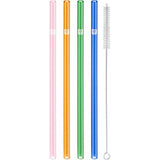 ZWILLING Sorrento 5-pc Straight Glass Straw Set