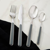 BergHOFF Leo Balance Stainless Steel 24Pc Flatware Set, Moonmist