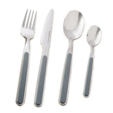 BergHOFF Leo Balance Stainless Steel 24Pc Flatware Set, Moonmist