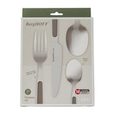 BergHOFF Leo Balance Stainless Steel 24Pc Flatware Set, Moonmist