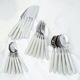 BergHOFF Leo Balance Stainless Steel 24Pc Flatware Set, Moonbeam