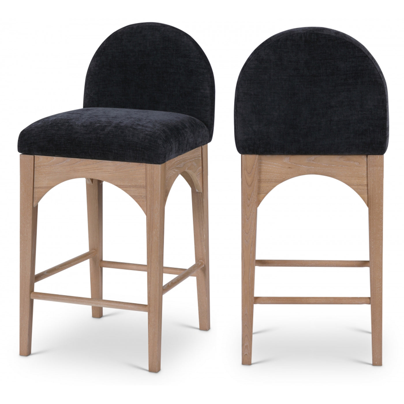 Waldorf Chenille Fabric Counter Stools