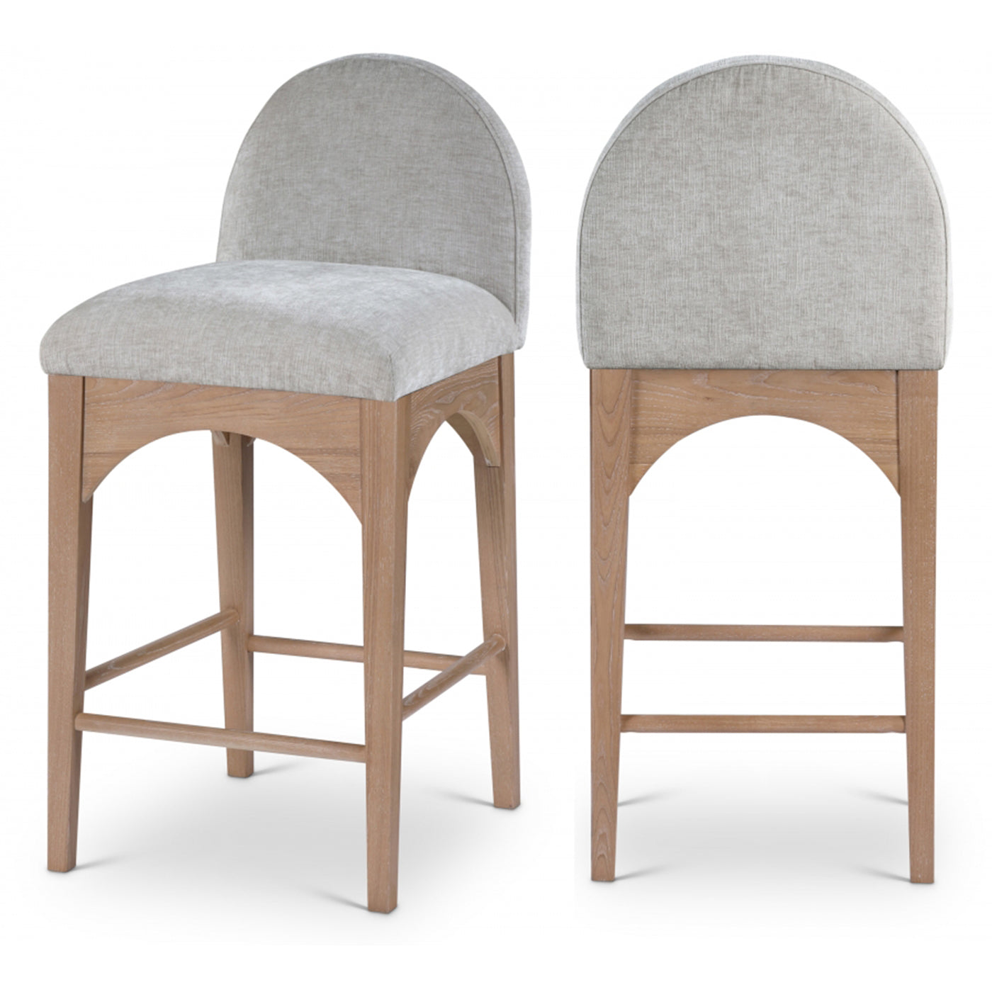 Waldorf Chenille Fabric Counter Stools