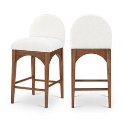 Waldorf Boucle Fabric Counter Stools