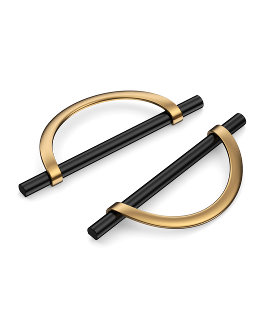 DESIGN3955 Combination Cabinet Pulls | Bar & Cup Handles for Drawers & Cabinets