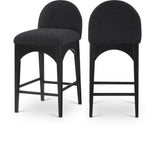 Waldorf Boucle Fabric Counter Stool – Elegant Solid Ash Wood Design for Stylish Dining Spaces