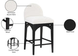 Waldorf Boucle Fabric Counter Stool – Elegant Solid Ash Wood Design for Stylish Dining Spaces