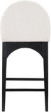 Waldorf Boucle Fabric Counter Stool – Elegant Solid Ash Wood Design for Stylish Dining Spaces