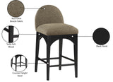 Waldorf Boucle Fabric Counter Stool – Elegant Solid Ash Wood Design for Stylish Dining Spaces