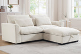 HARMONY 86" Sofa Loveseat with 1 Ottoman