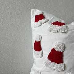 Tufted Santa Pillow Cover, 20x20 inch