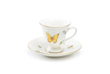 Summer Garden Fine Porcelain Tea Cup and Saucer