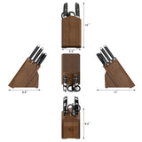 L & L1 Series 10-Piece Knife Block Set, Forged German Steel