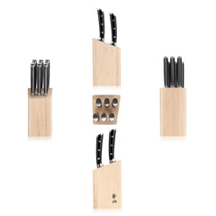 TS Series 6-Piece Knife Block Set, Forged Swedish 14C28N Steel