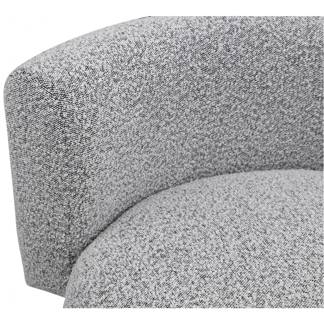 Como Boucle Fabric Accent Chair