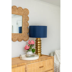 Large Scalloped Mirror