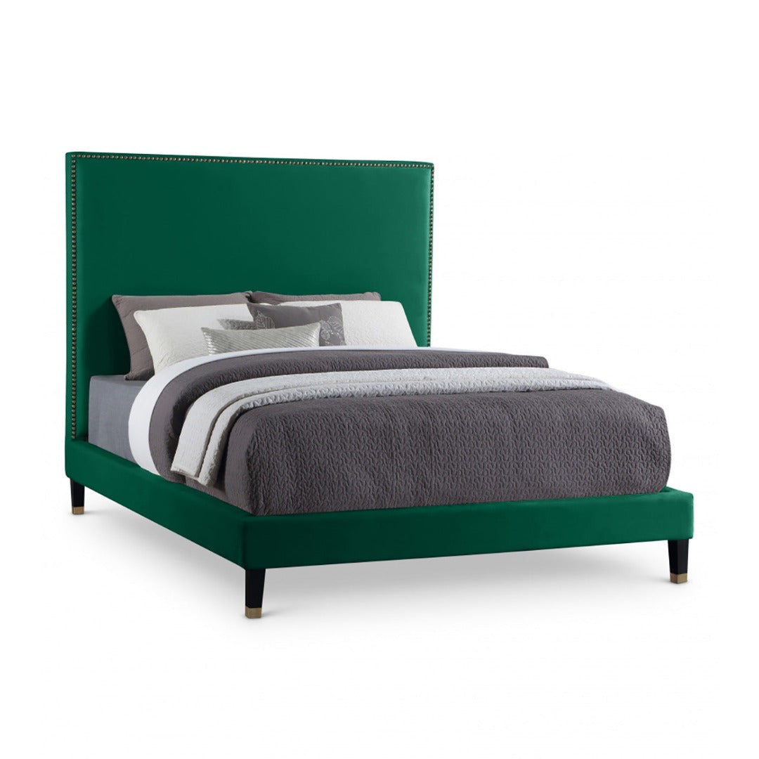 Harlie Velvet Bed