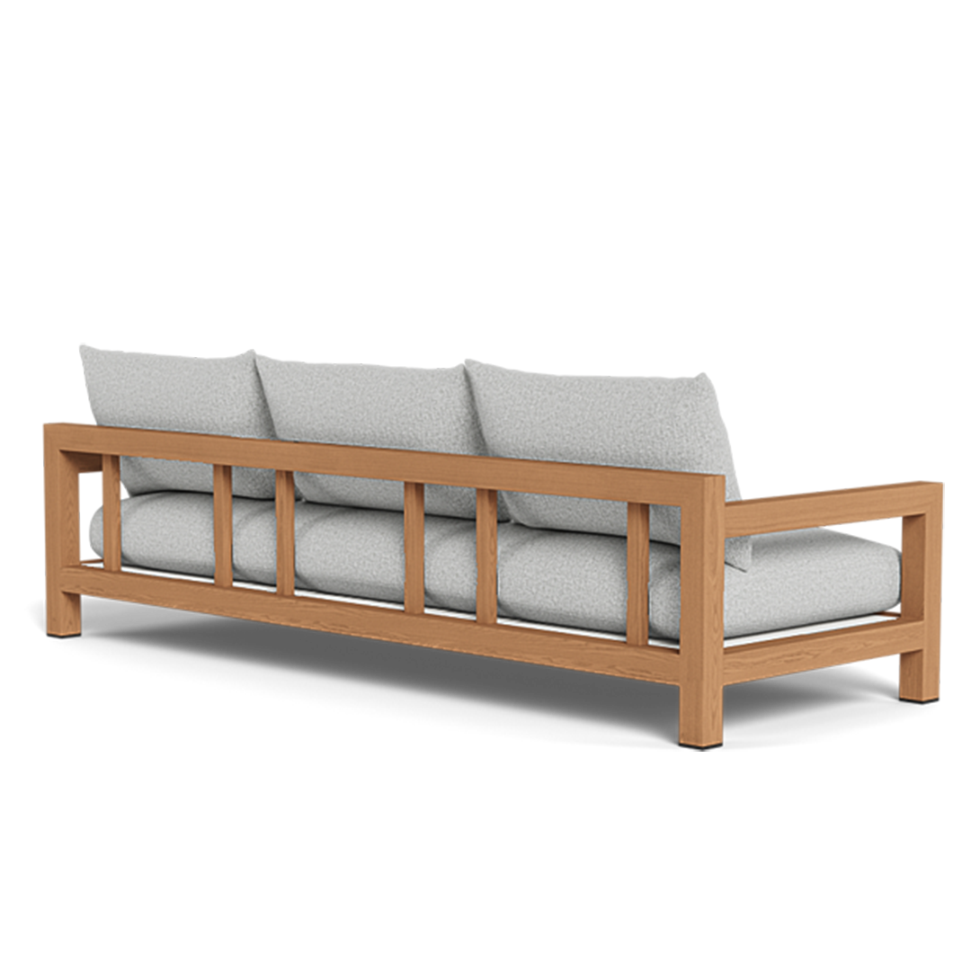 Pacific 3 Seat Sofa (Teak Natural / Panama Grafito / Batyline White)