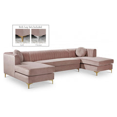 Graham Velvet 3pc. Sectional