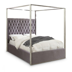 Porter Velvet Queen Bed