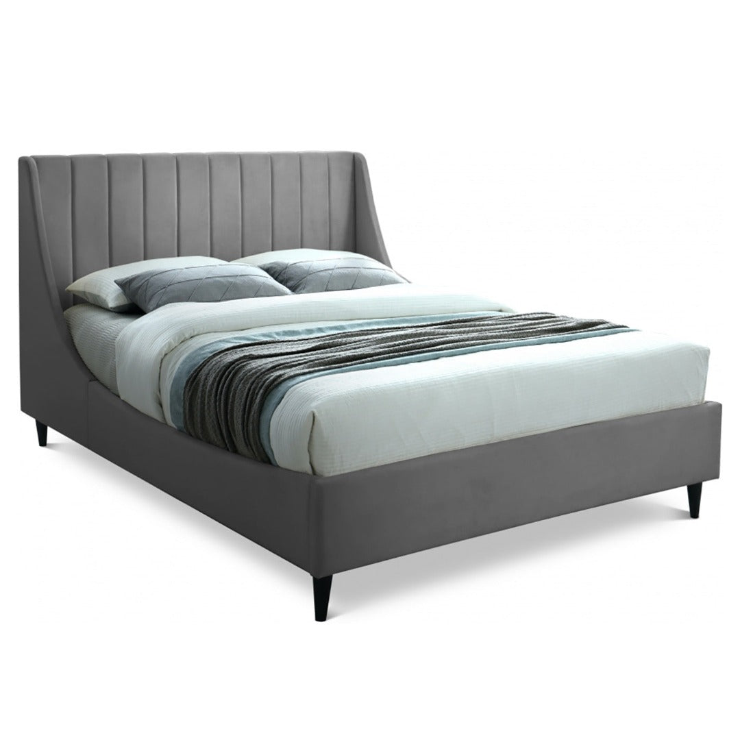 Eva Velvet King Bed