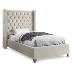 Aiden Velvet Twin Bed