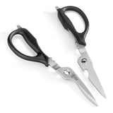 9-Inch Heavy Duty Utility Kitchen Shears with Blade Holder, Black or White