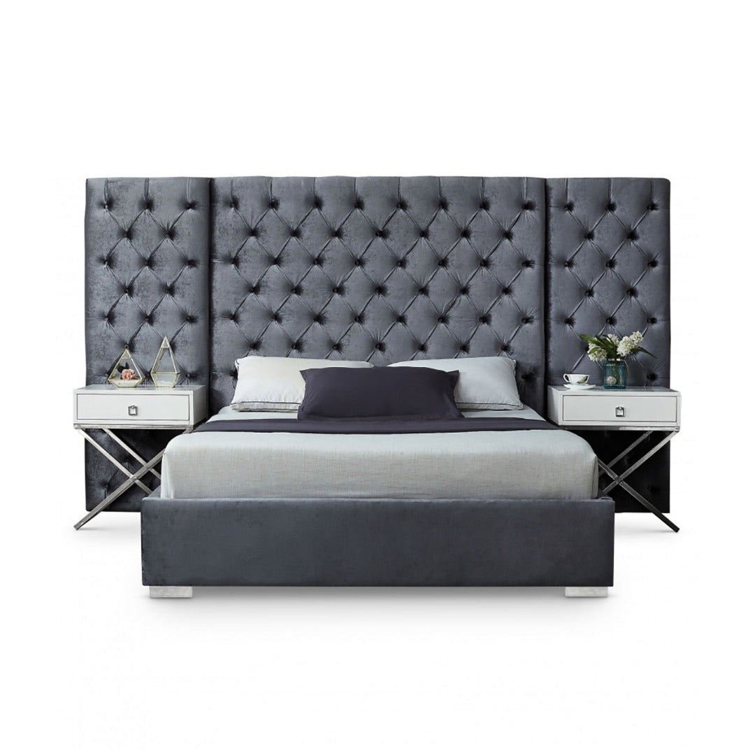 Grande Velvet Bed