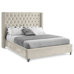 Aiden Velvet Queen Bed