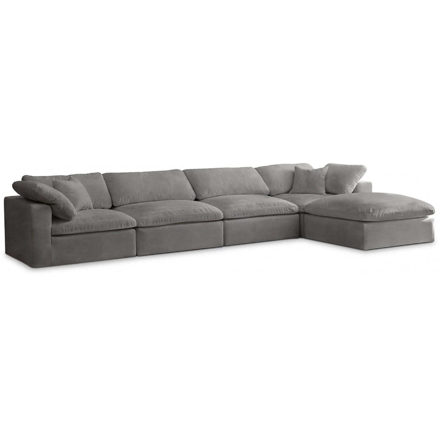 Cozy Velvet Comfort Modular Sectional