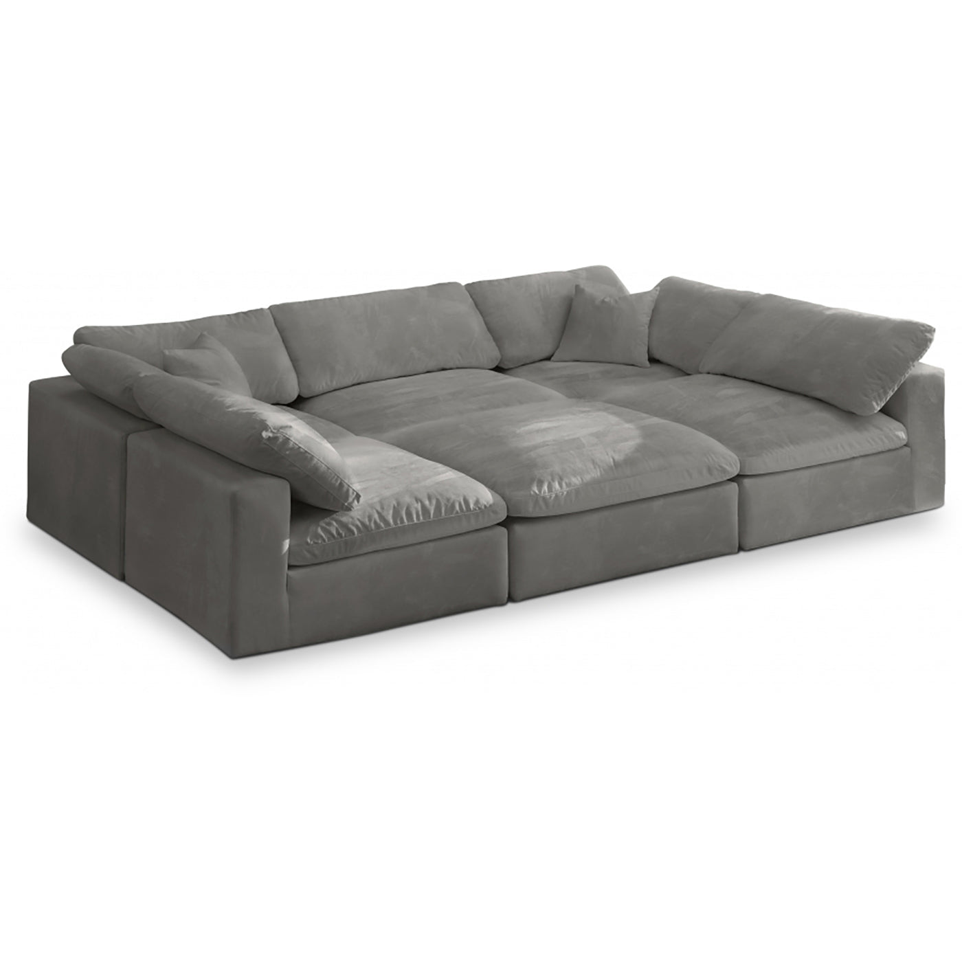 Cozy Velvet Comfort Modular Sectional