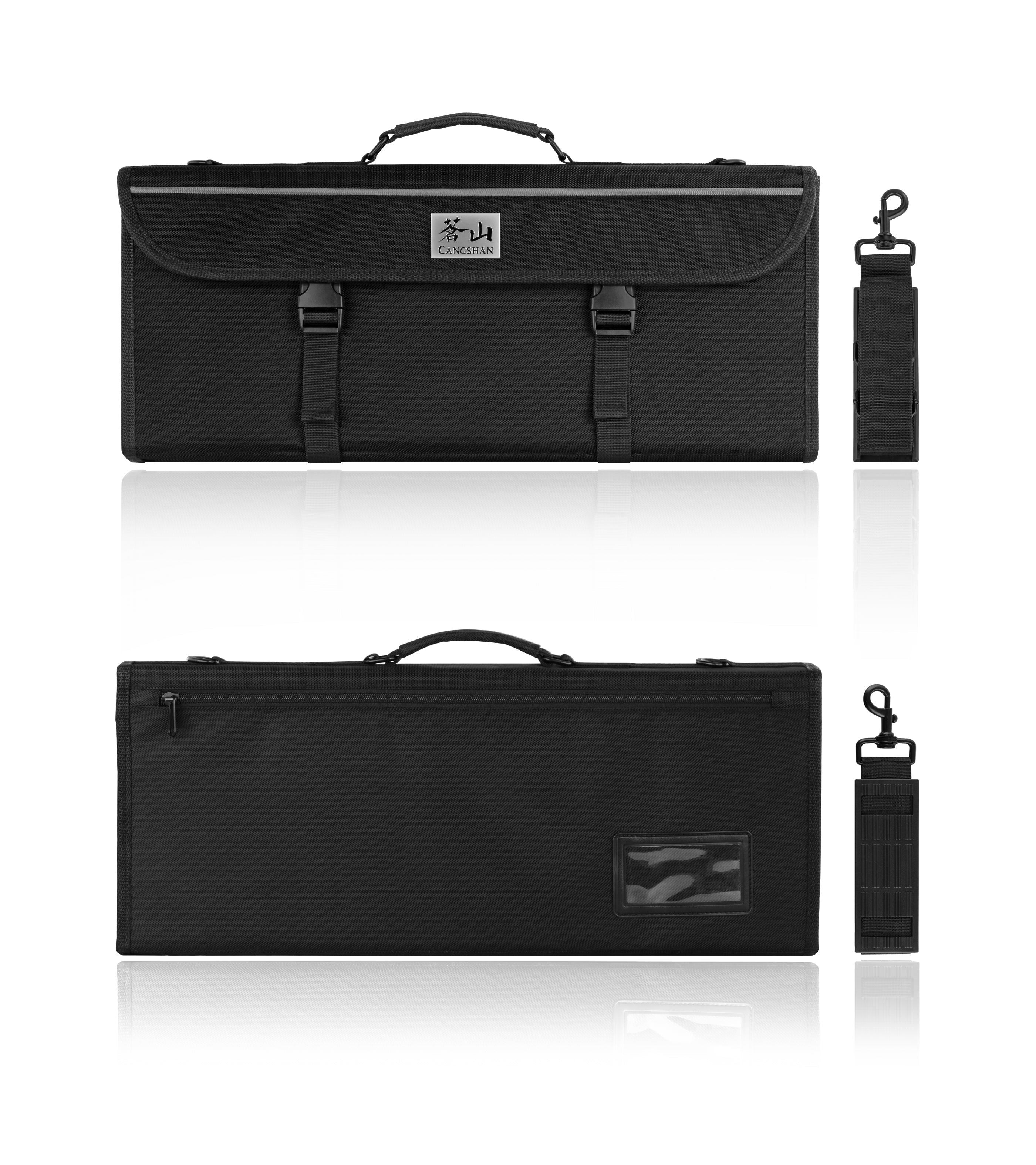 Top Cut P2 Series 9-Piece Knife Bag Set, Swedish 12C27 Steel, 1020120