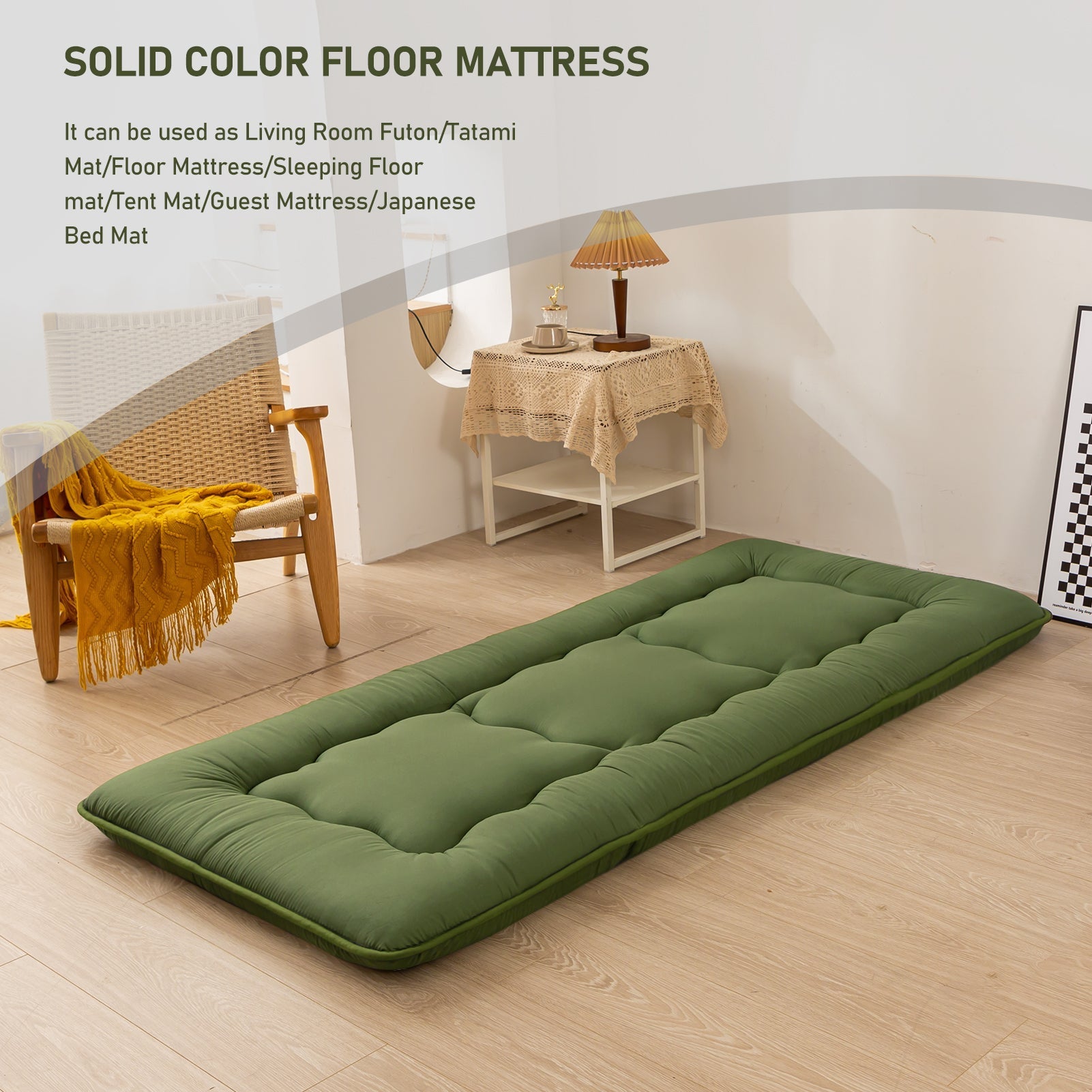 MAXYOYO Cot Futon Mattress Floor Mattresses Carpets Tatami Mats