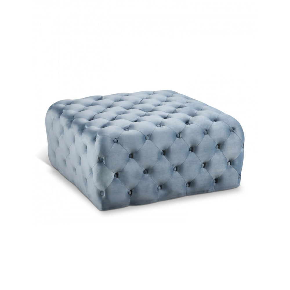 Ariel Velvet Ottoman | Bench