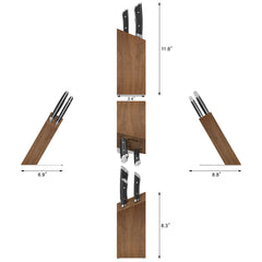 HELENA Series Knife Block Set, Forged German Steel, HUA Acacia Block