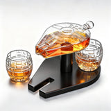 Galactic Cruiser Birthday Gifts for Men Dad, Galaxy Spaceship Whiskey Decanter Sets
