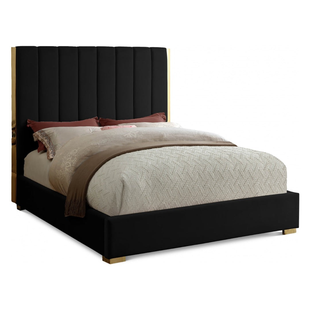 Becca Velvet King Bed