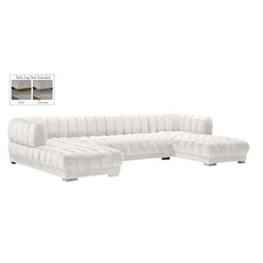 Gwen Velvet 3pc. Sectional